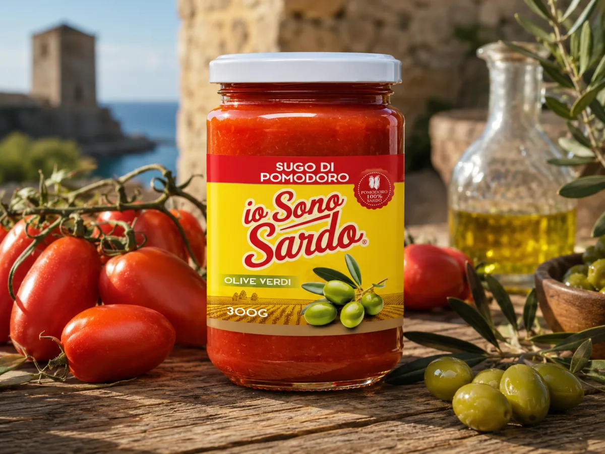 Sugo di Pomodoro e Olive Verdi — Vasetto 300 g